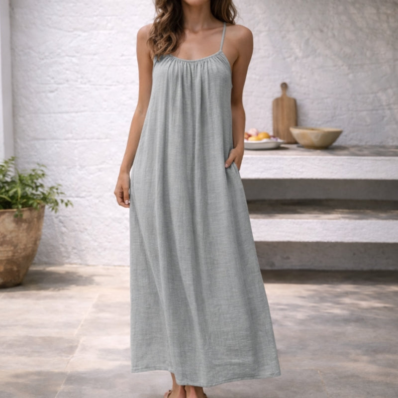 Vesper backless cami dress