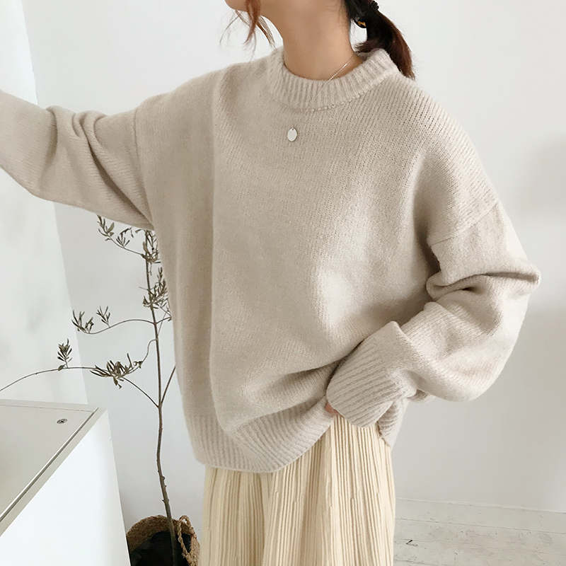 Oversized knit sweater