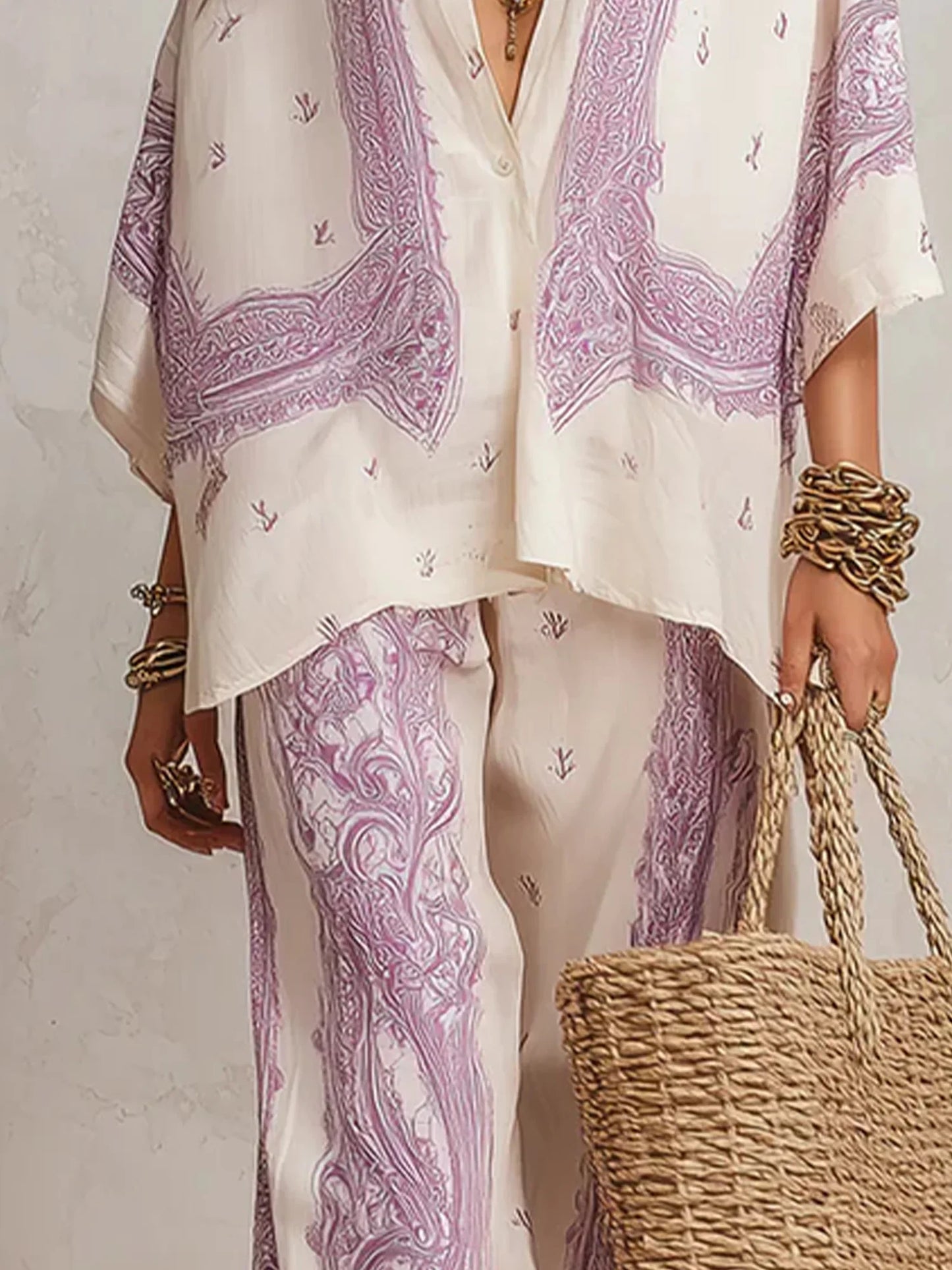 Samira Two-Piece Cross Set