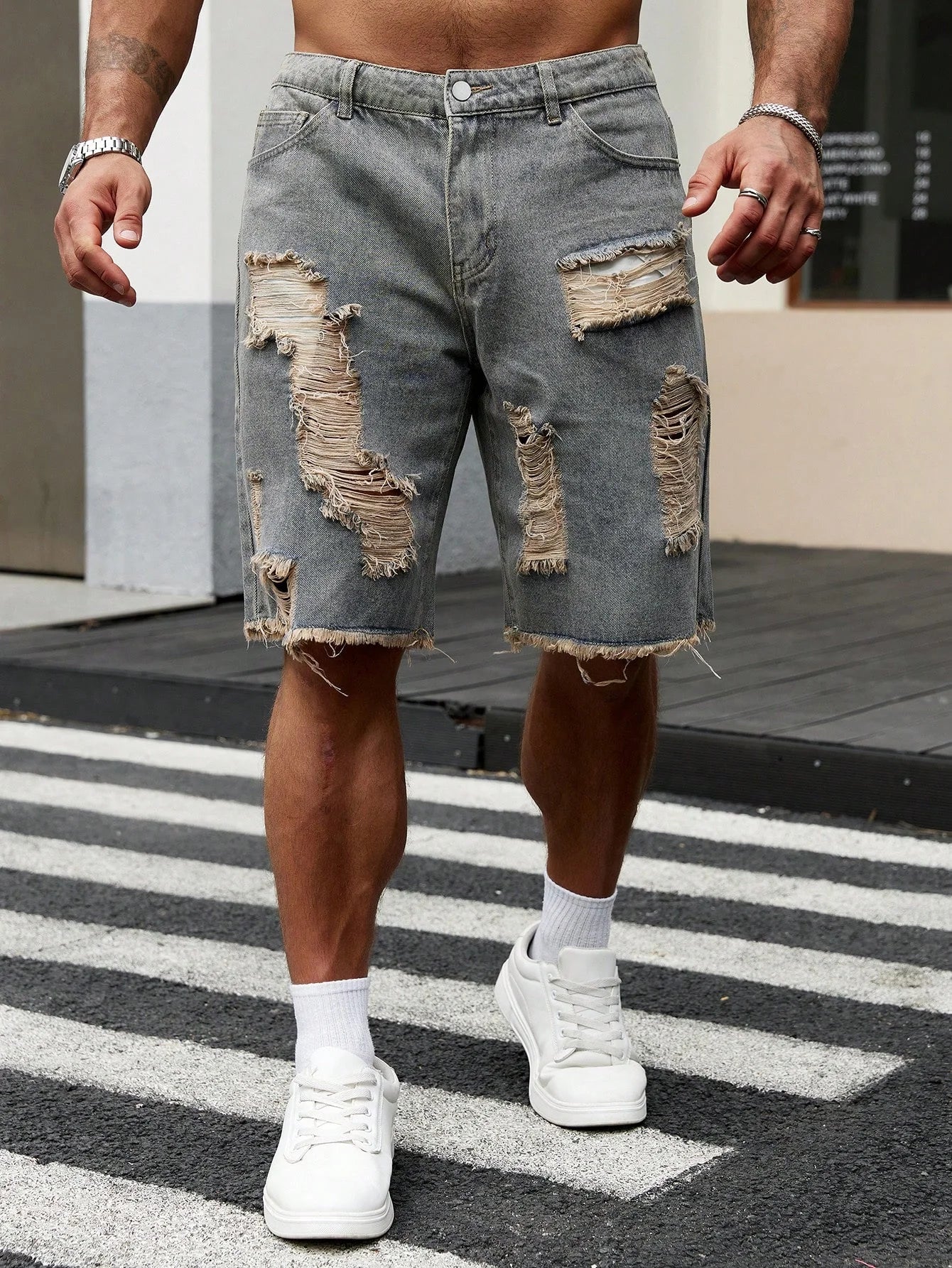Vintage Brooks denim shorts