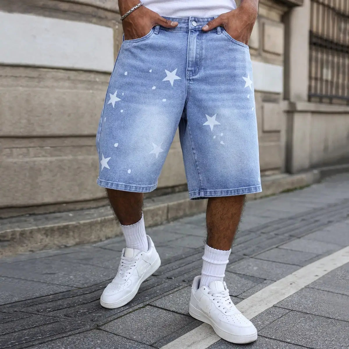 Arman's Blue Star Shorts