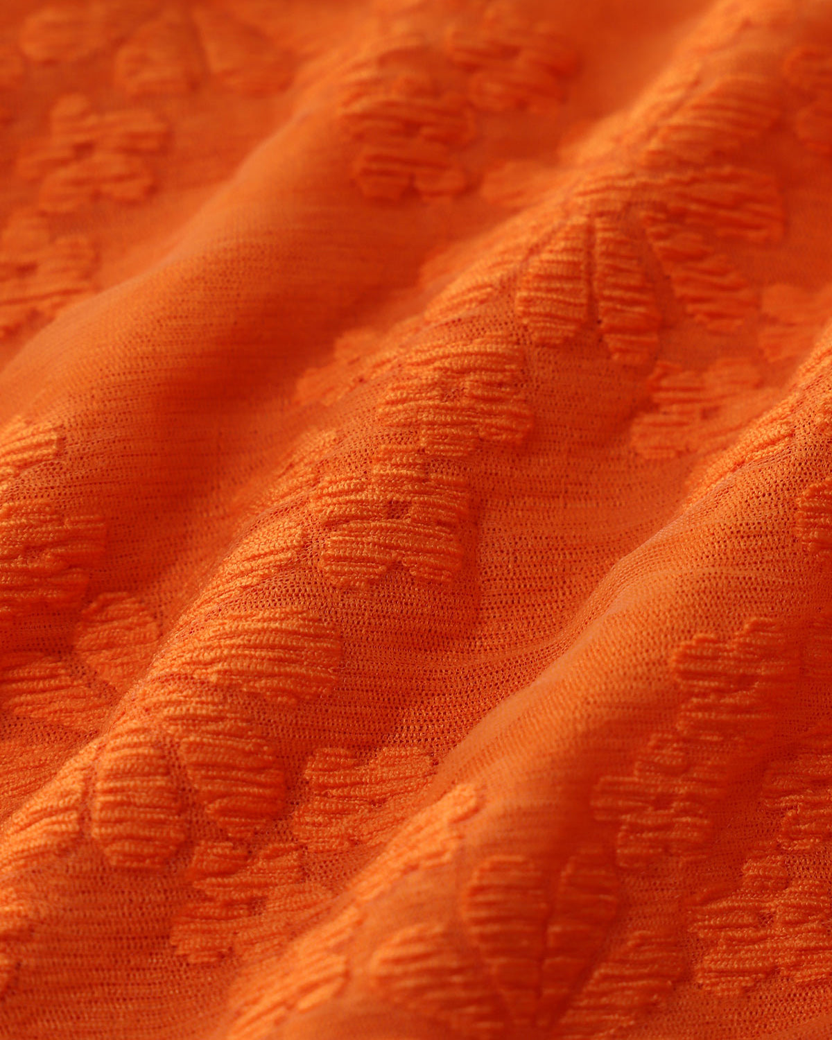 Conjunto de bikini tipo bralette de jacquard naranja