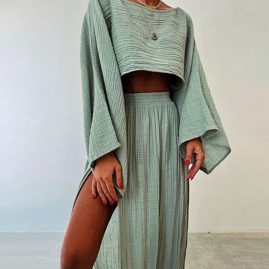 Montara Two-Piece Linen Set