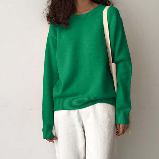 Oversized knit sweater