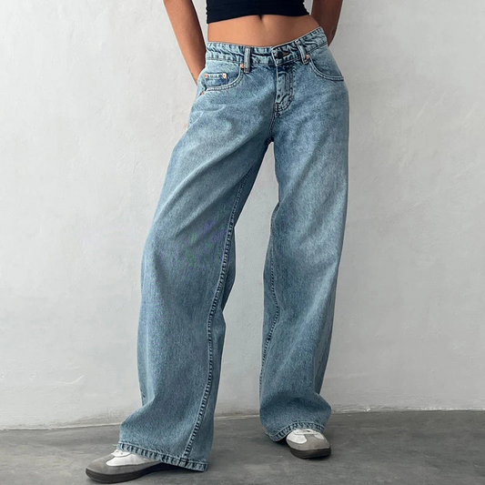 High-Waisted Strive Jeans