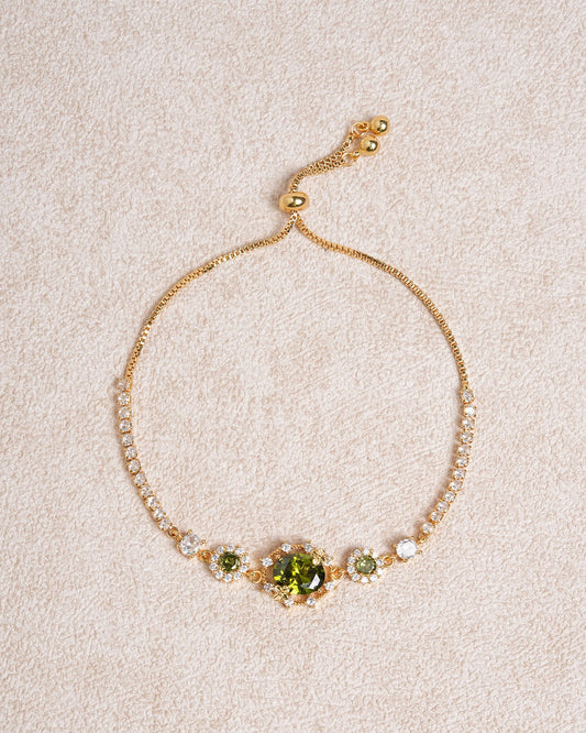 Pulseras de latón verde